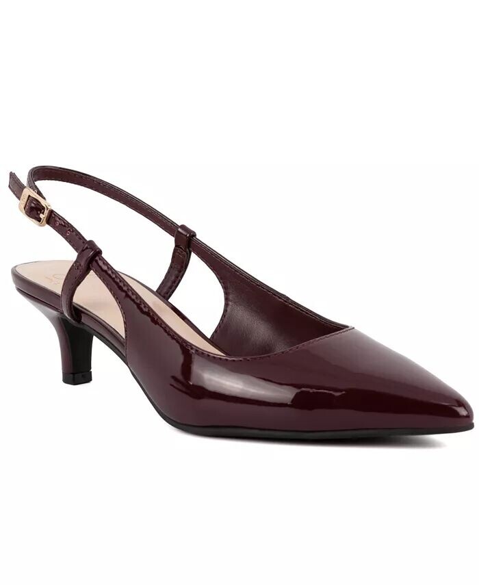 

Женские туфли Charla на каблуке с открытой пяткой Jones New York, красный