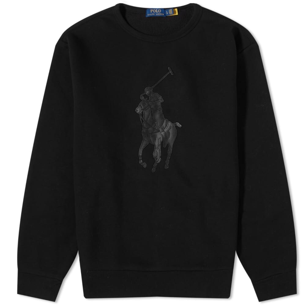 

Большой спортивный свитшот Polo Ralph Lauren из полипропилена, черный
