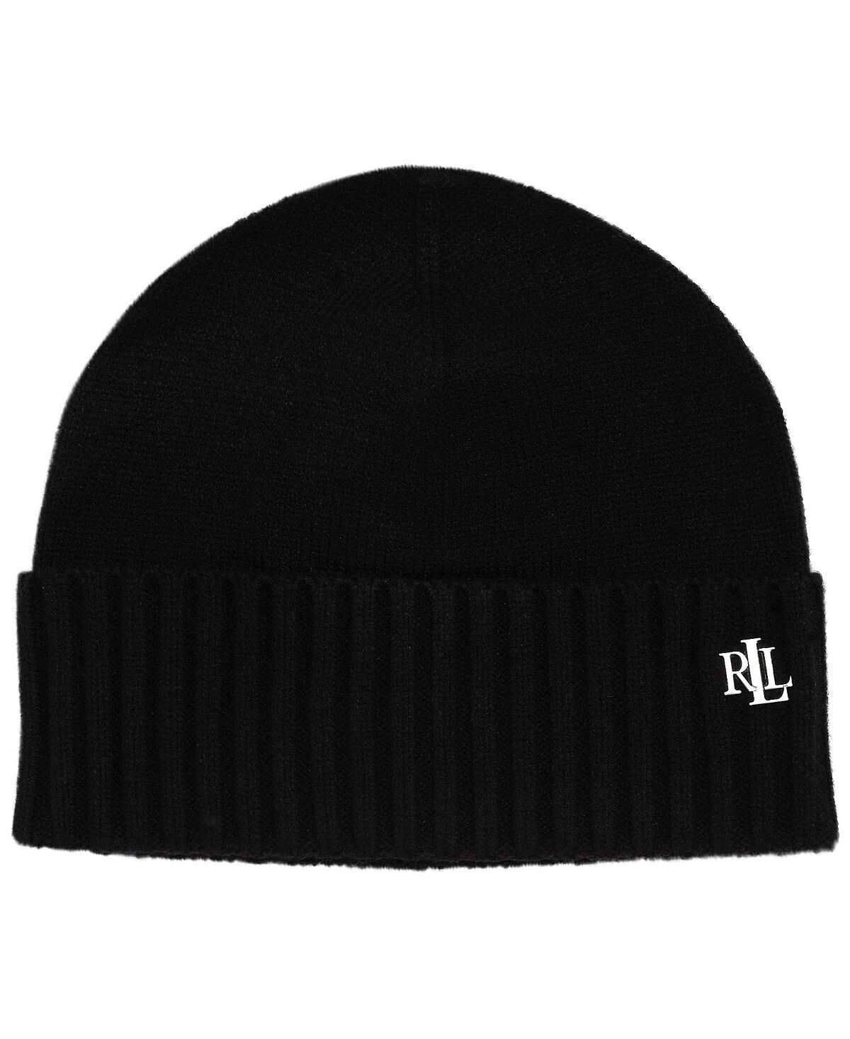 

Шляпа с манжетами Core Solid Lauren Ralph Lauren, черный