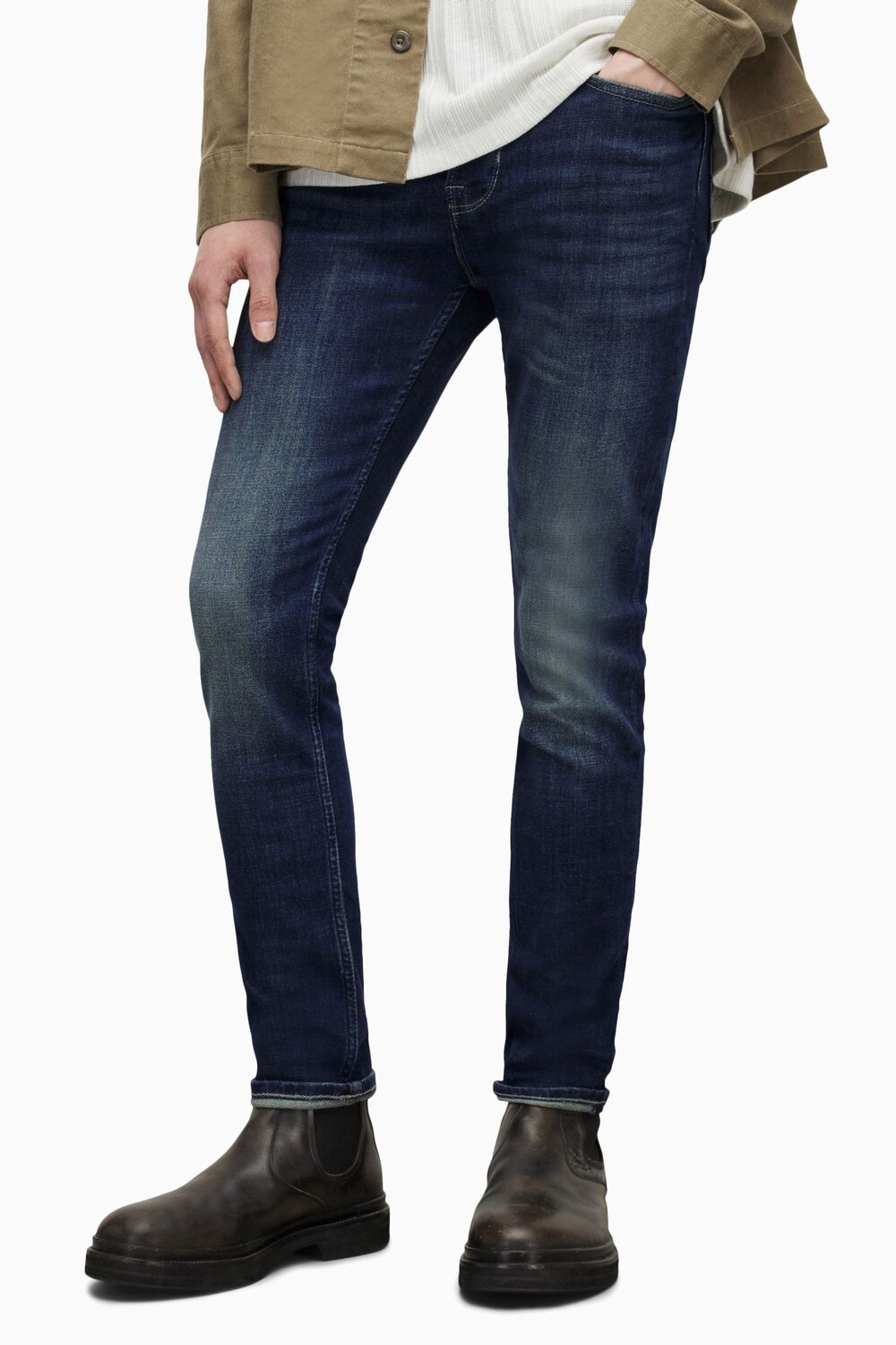 

AllSaints Сигаретные синие джинсы All Saints, синий