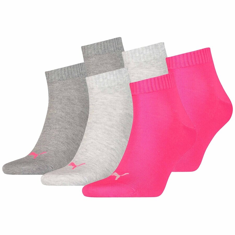 

Носки PUMA Socks, цвет Grey/mottled grey/Pink