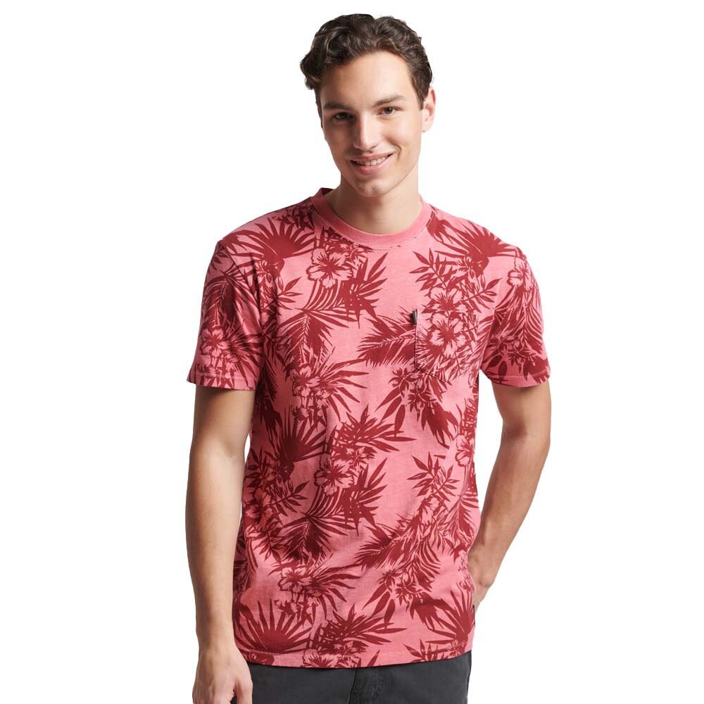 

Футболка Superdry Vintage Pocket Aop, красный