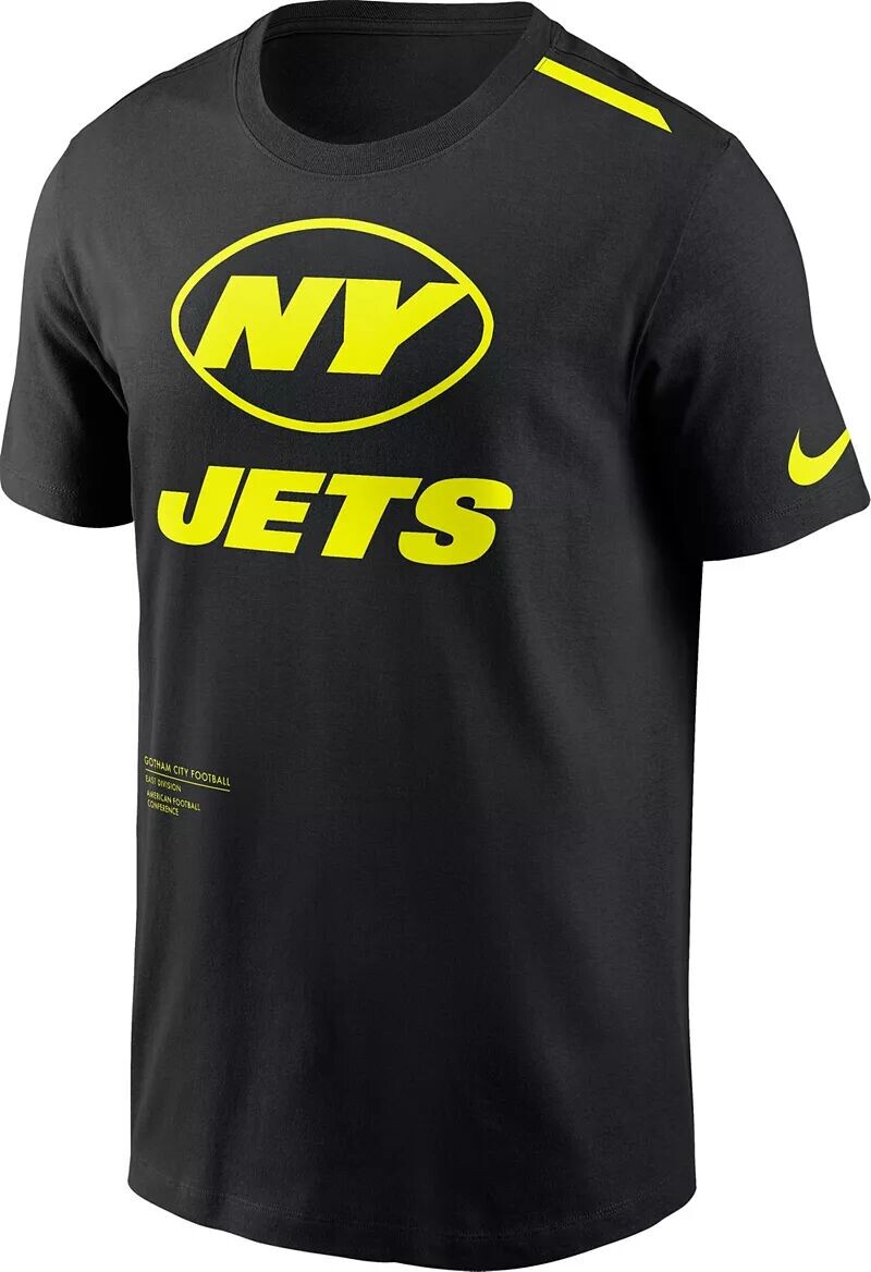 

Черная мужская футболка Nike New York Jets 2023 Volt