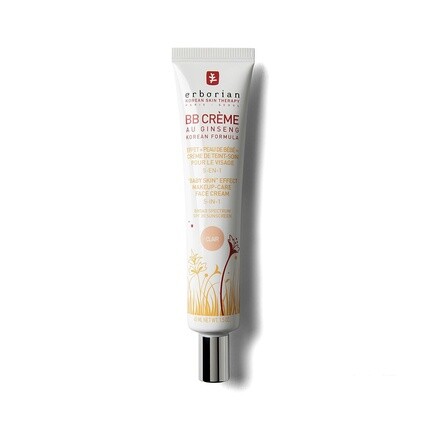

Bb Cream с тонированным дневным кремом с женьшенем Корейский крем для лица 5-в-1 с SPF 20 для светлого тона кожи 45 мл, Erborian