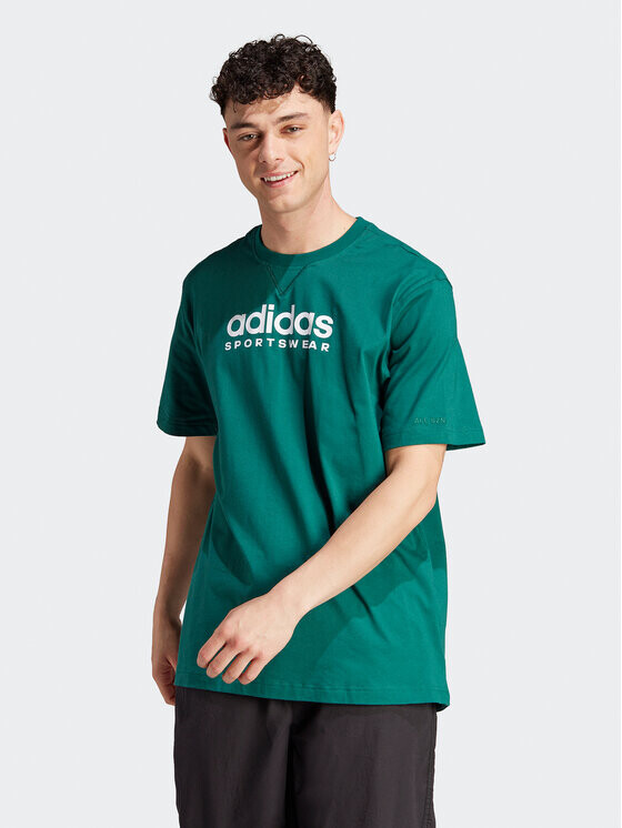 

Футболка свободного кроя Adidas, зеленый