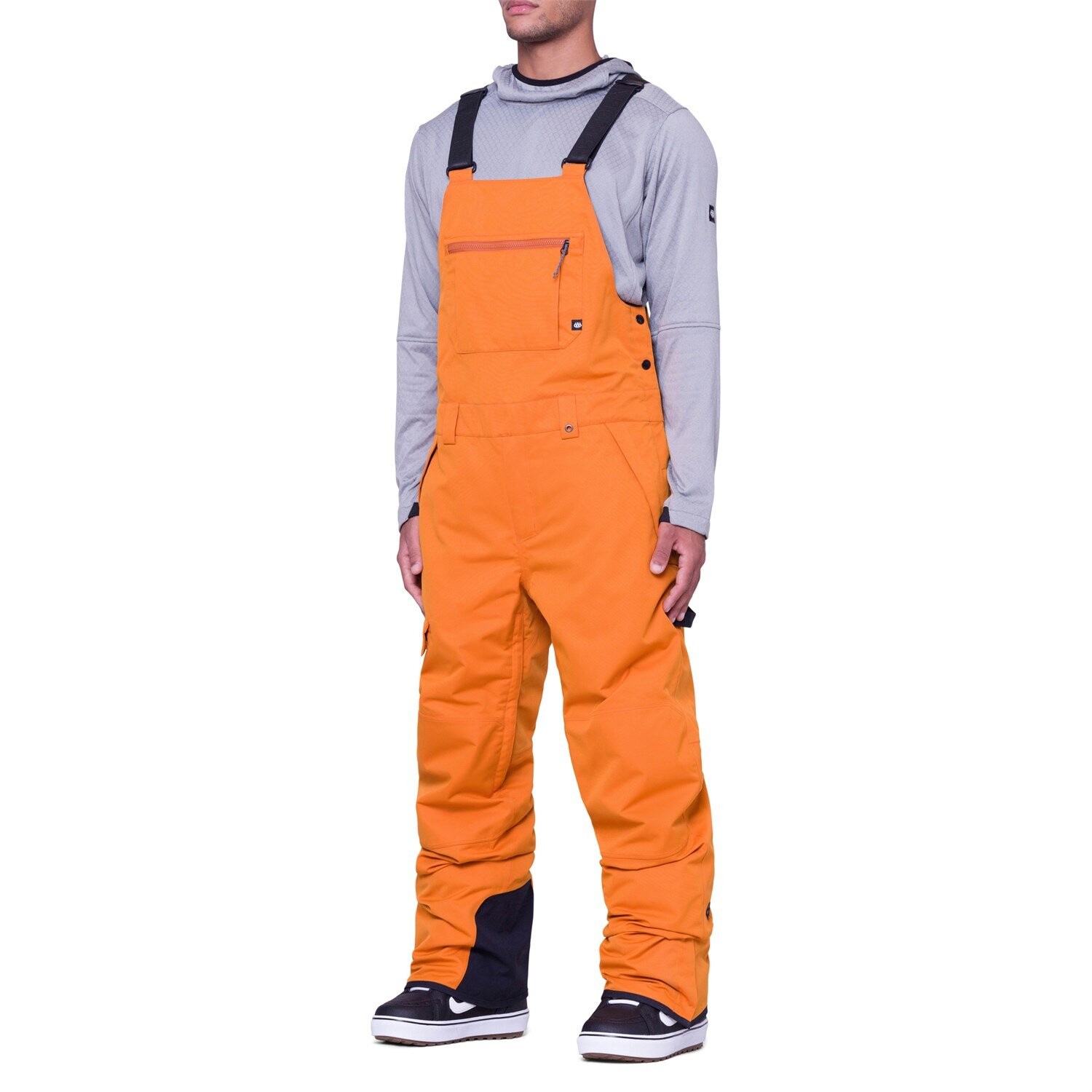

Горнолыжные брюки с подтяжками 686 Hot Lap Insulated, оранжевый