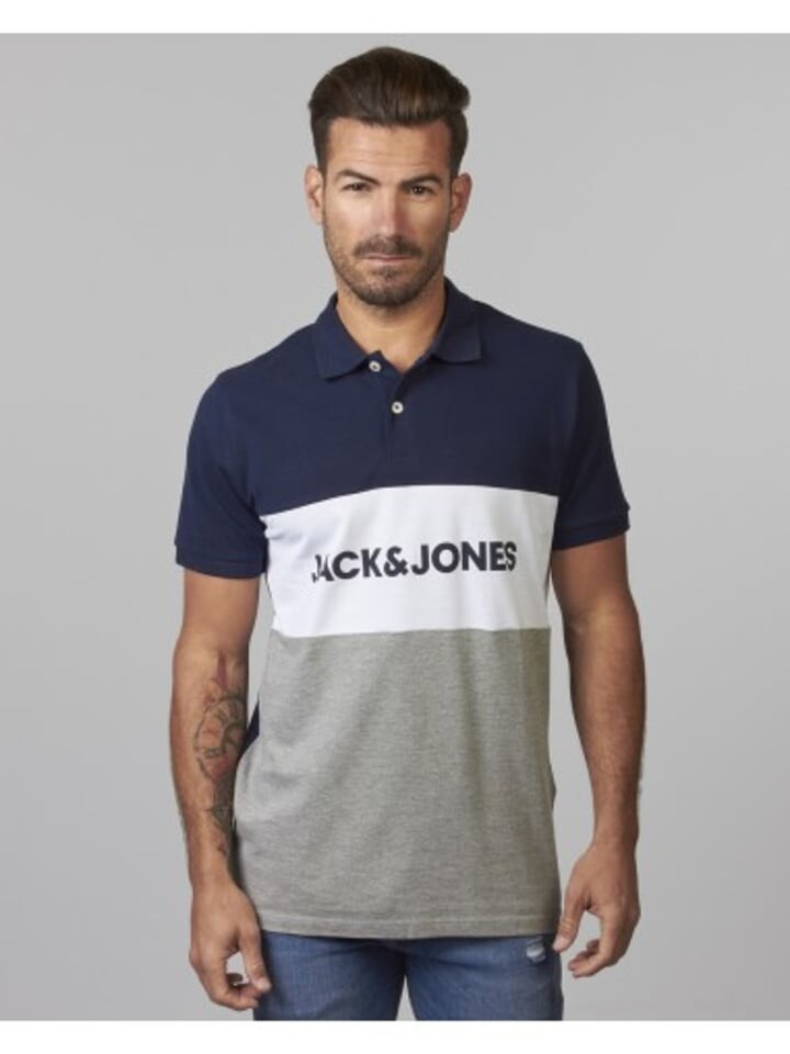 

Поло Jack & Jones Polo, синий