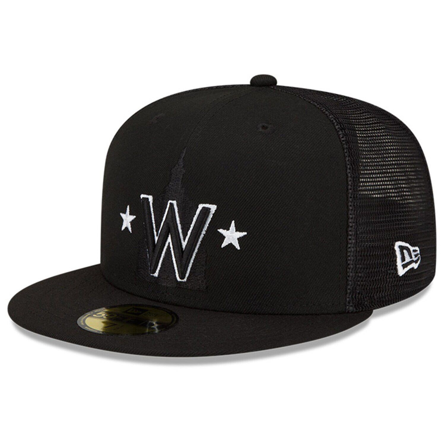 

Мужская облегающая кепка New Era Black Washington Nationals 2022 59FIFTY