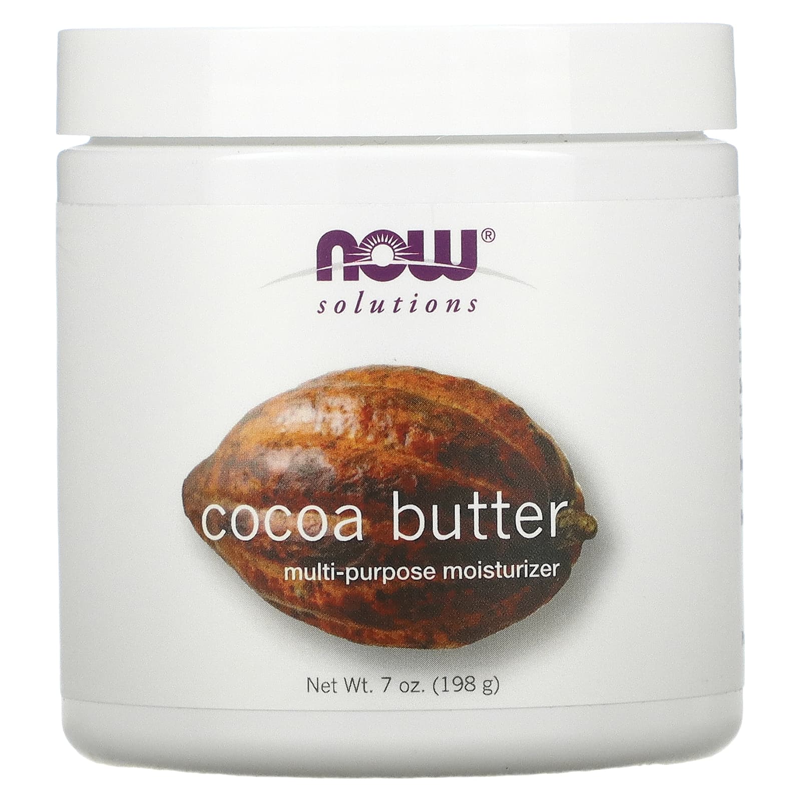 Now Foods Solutions Cocoa Butter 7 fl oz (207 ml) nivea lotion cocoa butter moisturiser 8 5 fl oz 250 ml