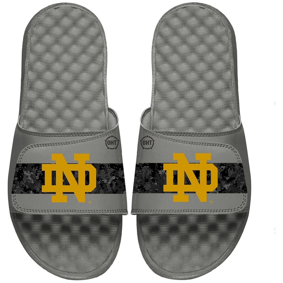 

Шлепанцы ISlide Notre Dame Fighting Irish, серый