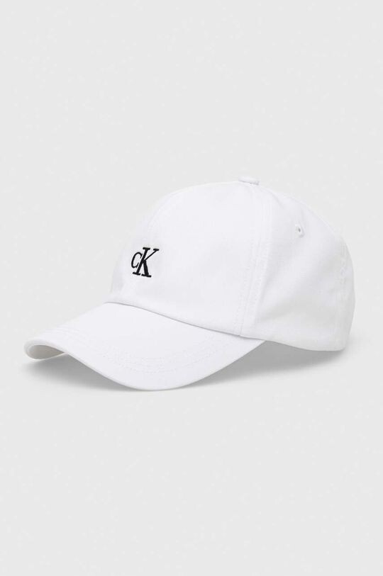 

Детская хлопковая бейсболка Calvin Klein Jeans, белый