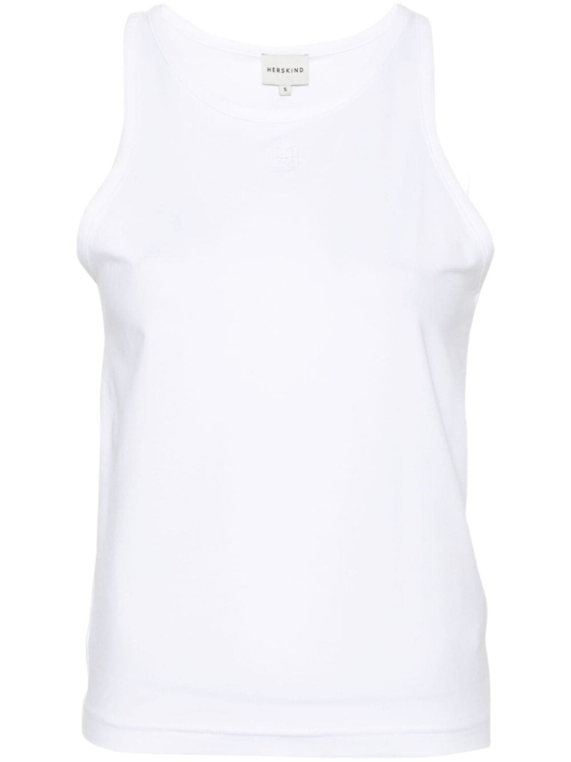 

HERSKIND топ Linea с вышитым логотипом, белый