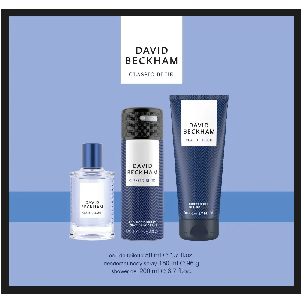 

Набор: мужская туалетная вода David Beckham Man Classic Blue, 150 мл