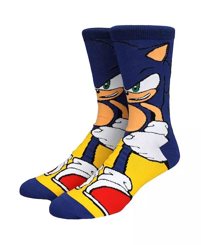 

Мужские носки Sonic Animigos 360 Sonic The Hedgehog, синий