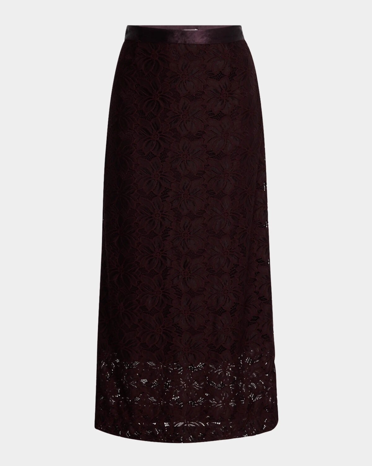 

Кружевная юбка-карандаш Marjorie с цветочным принтом Derek Lam 10 Crosby, цвет Aubergine