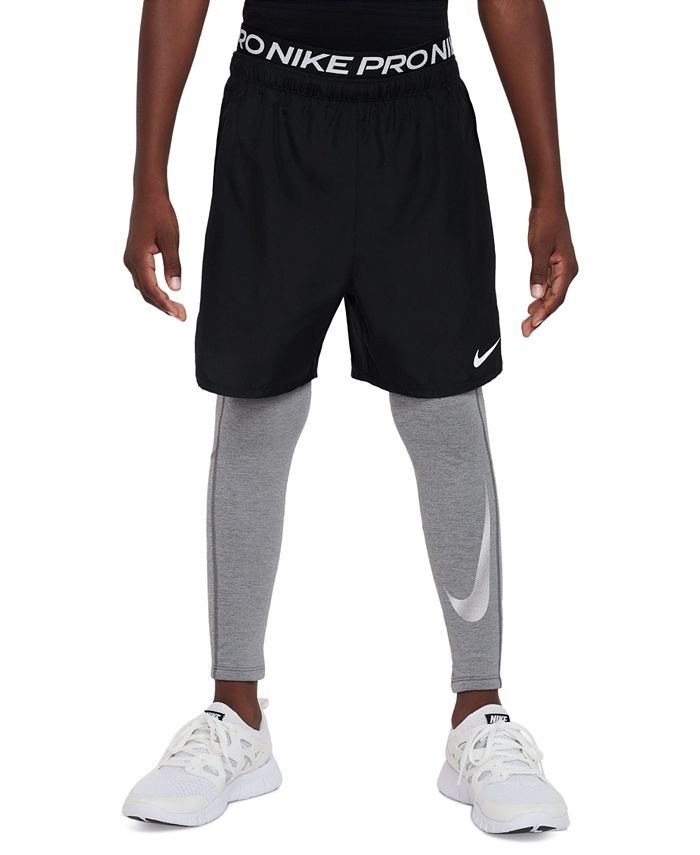 Теплые колготки с логотипом Big Boys Pro Dri-FIT Nike, мультиколор
