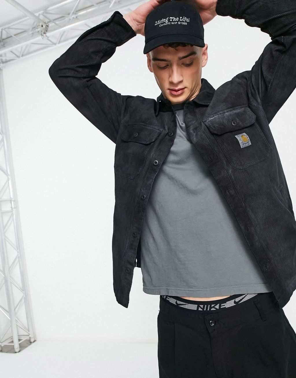 

Черная рубашка Carhartt WIP Dixon
