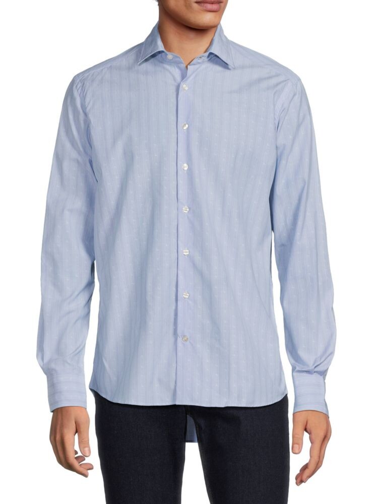 

Полосатая рубашка на пуговицах Etro, цвет Light Blue