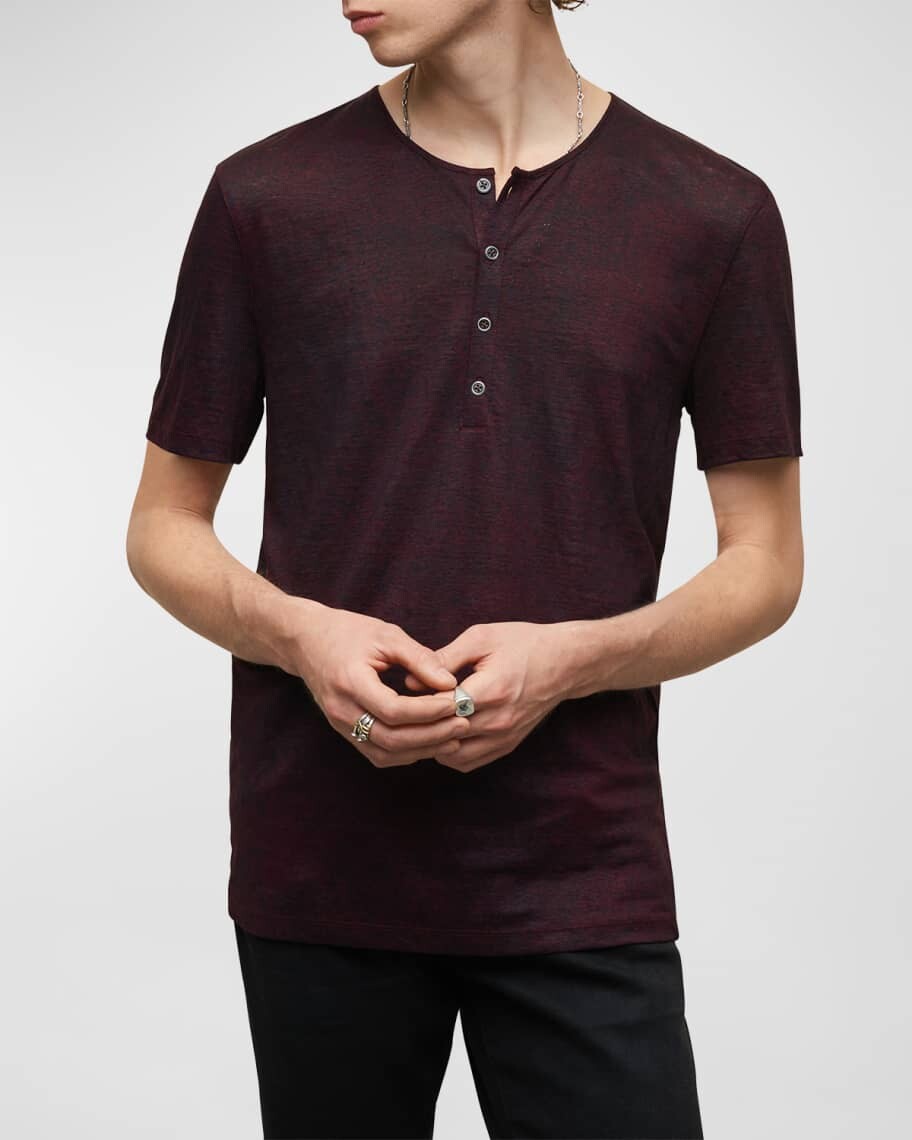 

Мужская льняная футболка Torrance Henley John Varvatos