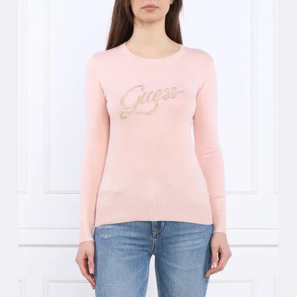 

Свитер стандартного кроя Ls edie rn Guess, розовый