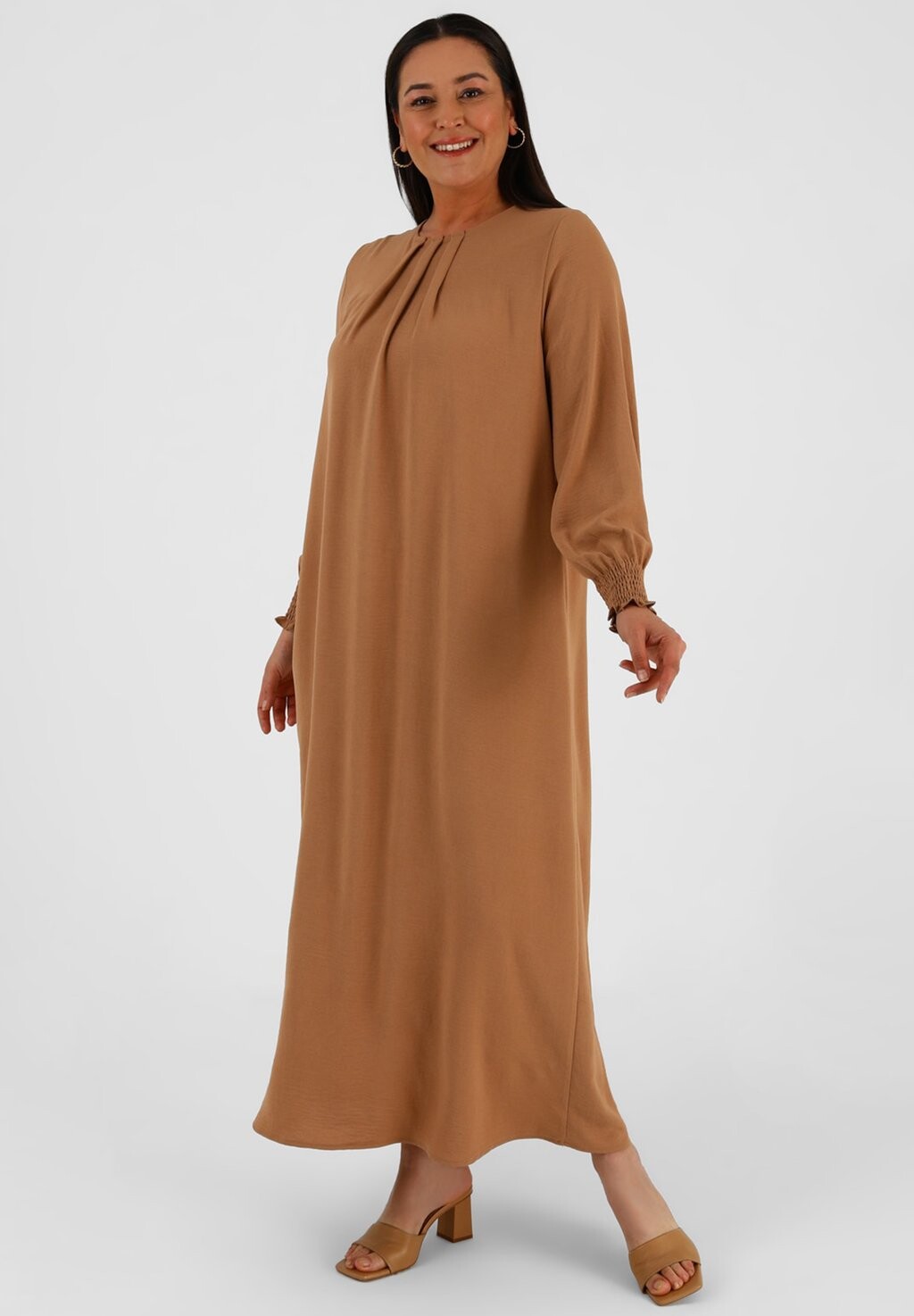 

Платье макси ALIA Modanisa, цвет beige
