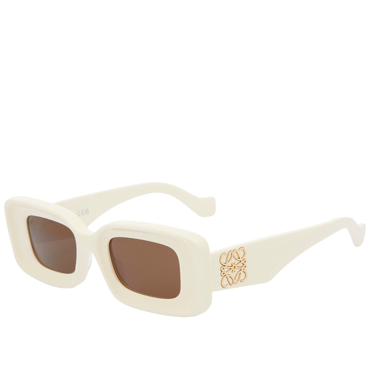 

Солнцезащитные очки Loewe Eyewear Rectangular Sunglasses, цвет Ivory