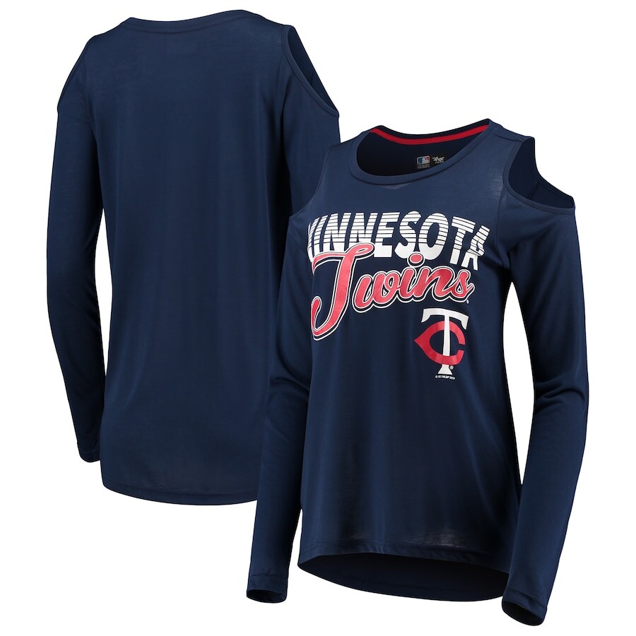 

Футболка с длинным рукавом G-III 4Her by Carl Banks Minnesota Twins, нави