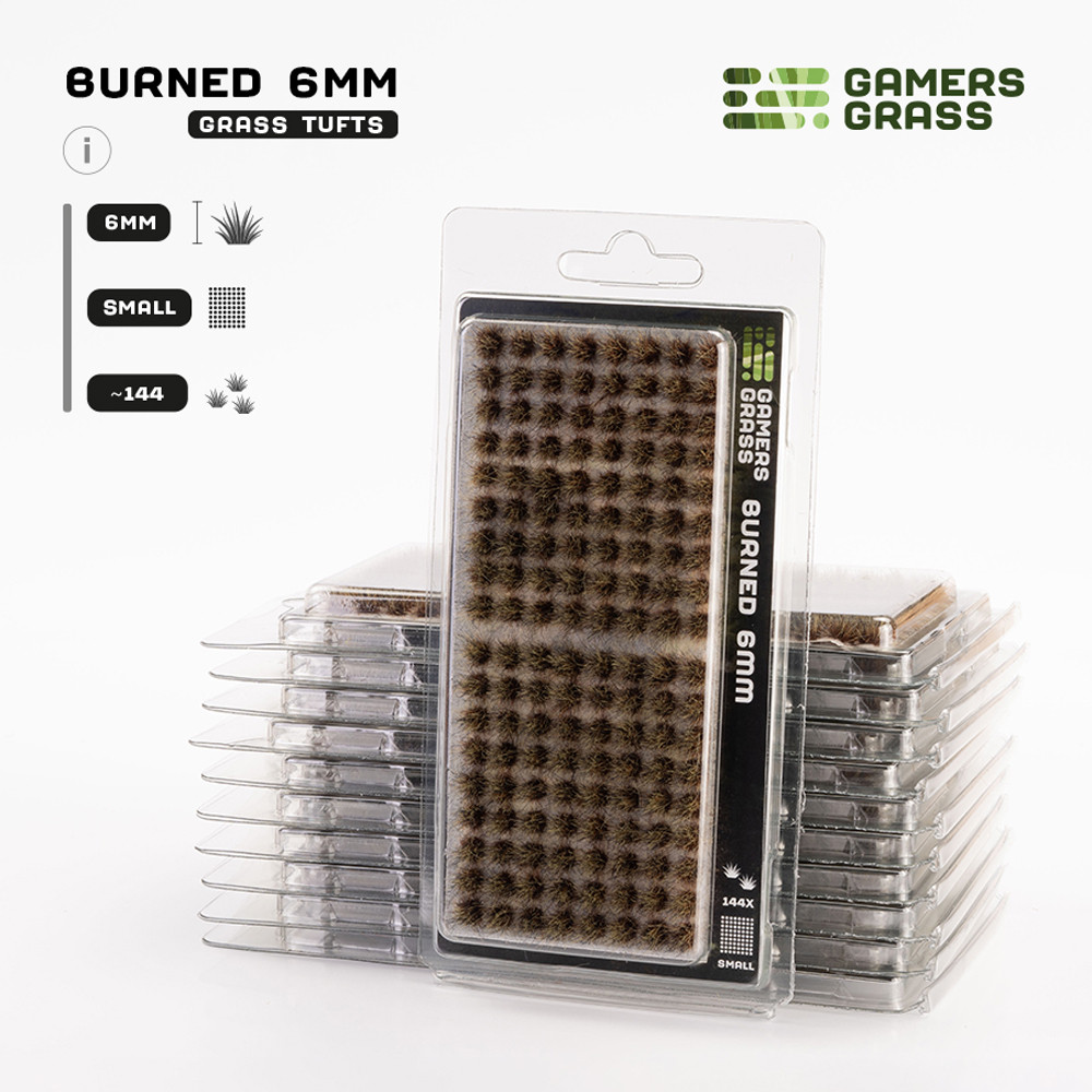 

Аксессуары Gamers Grass Gamers Grass Tufts: Burned Tufts - Small 6mm