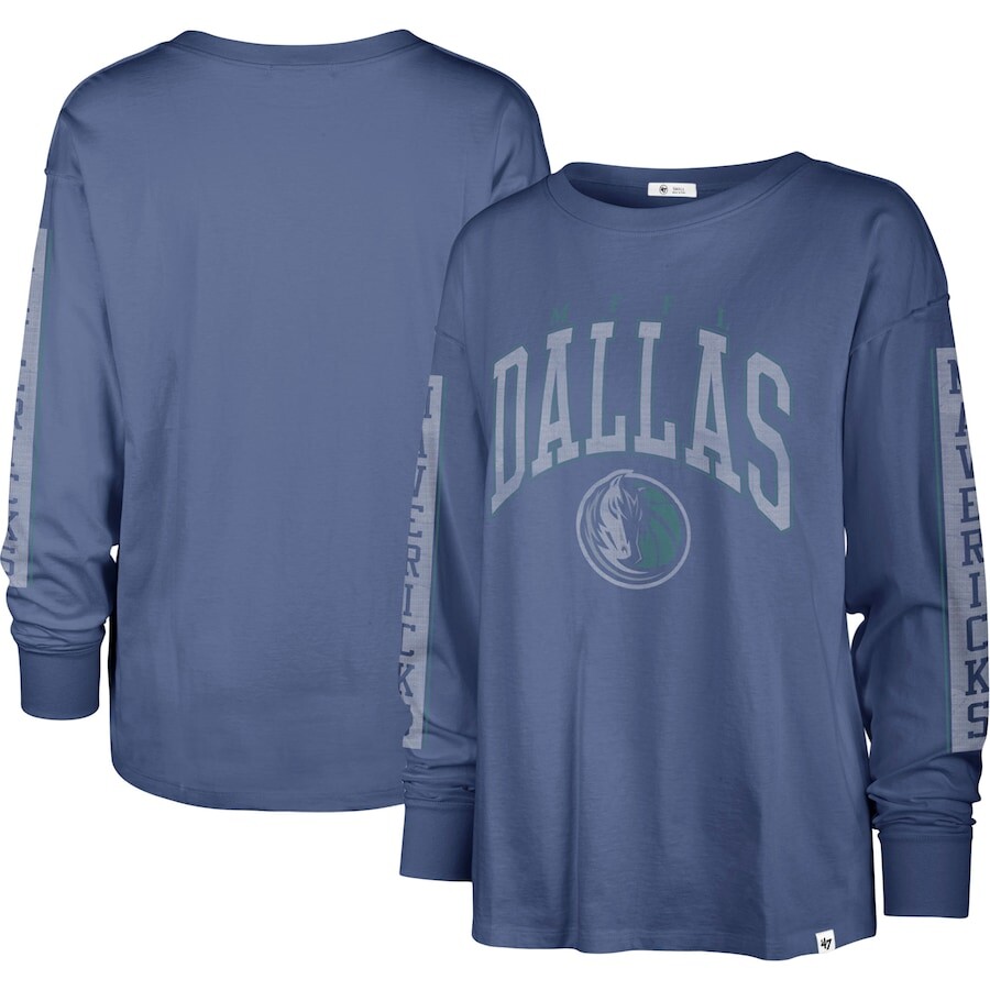 

Футболка с длинным рукавом 47 Dallas Mavericks, синий