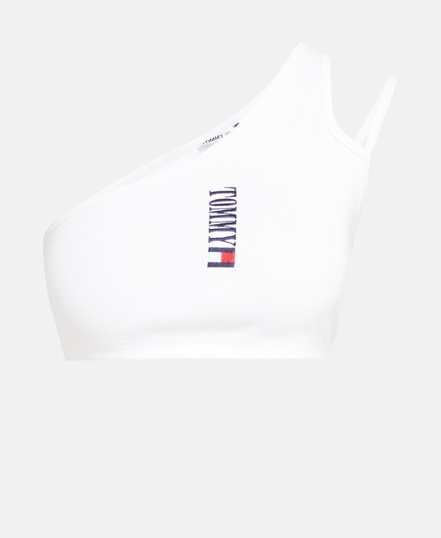 

Асимметричный топ Tommy Hilfiger, белый