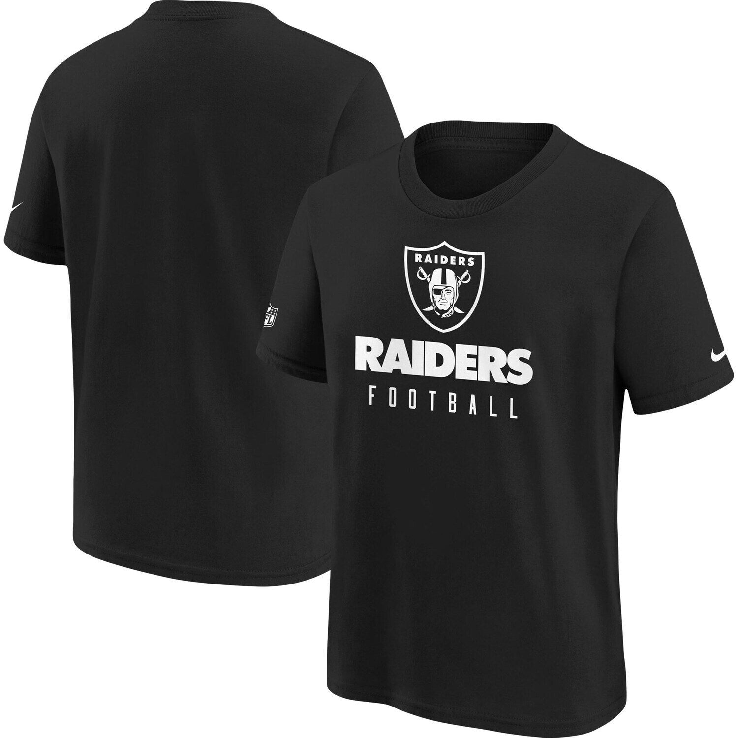 

Черная молодежная футболка Nike Las Vegas Raiders Sideline Legend Performance Nike
