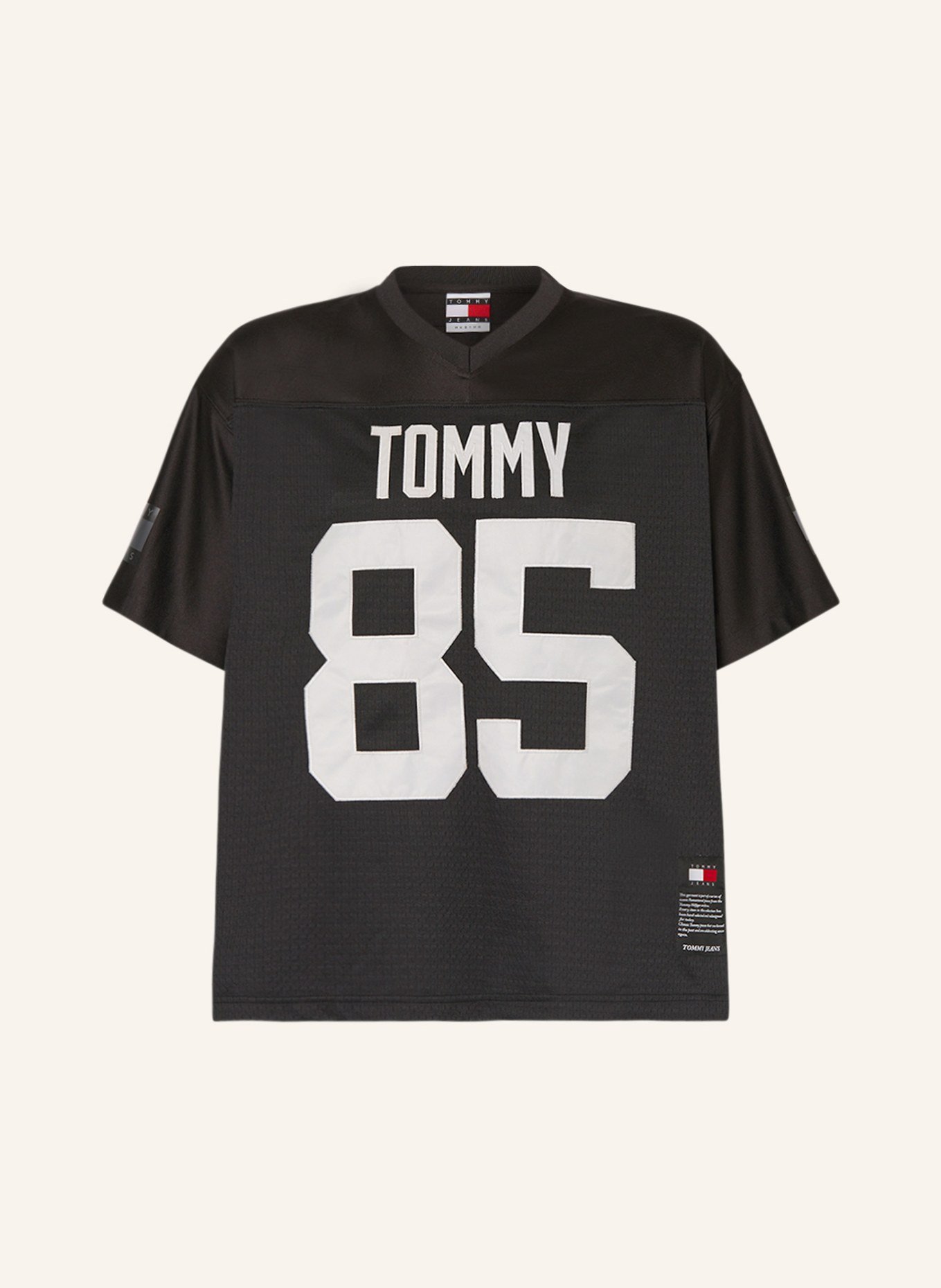 

Футболка TOMMY JEANS aus Mesh, черный