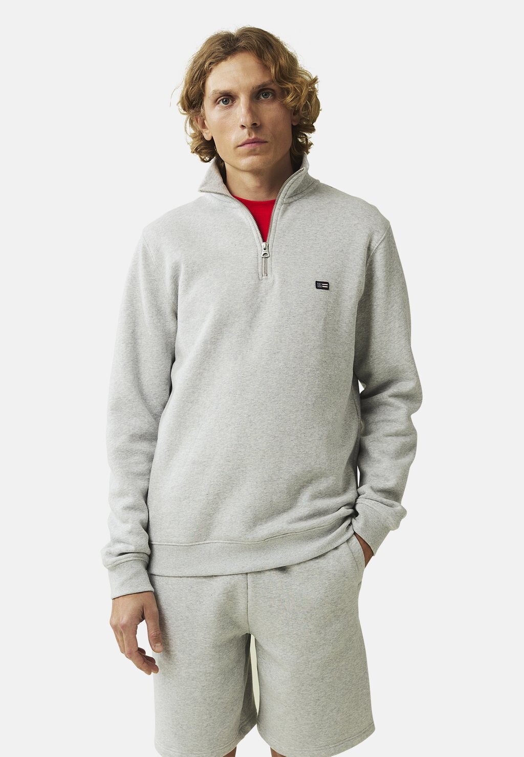 

Толстовка TERRANCE HALF-ZIP Lexington, серый