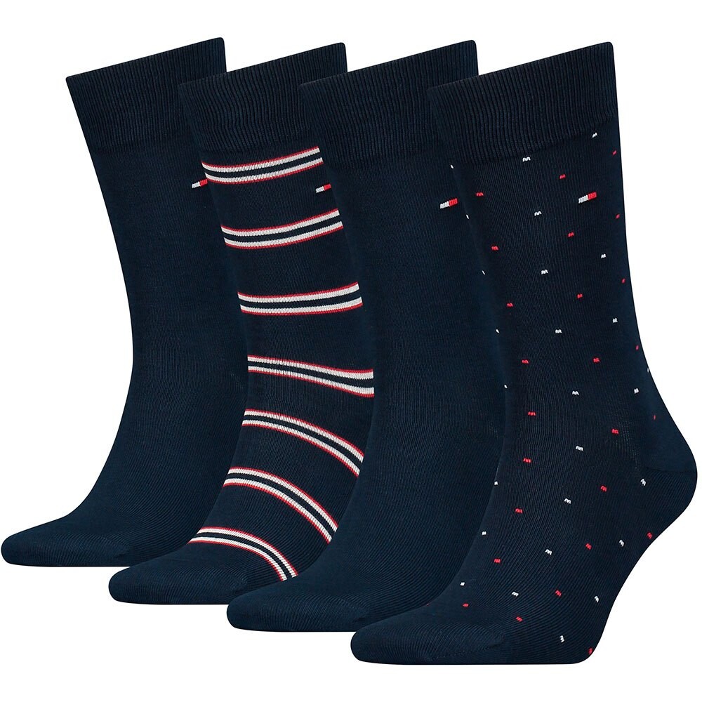 

Носки Tommy Hilfiger Tin Giftbox Dot 4 шт, синий