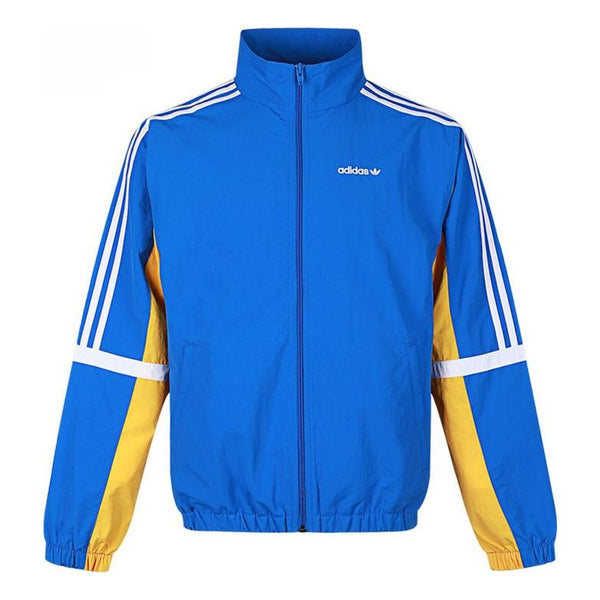 цена Куртка adidas originals Globe Tt Sports Woven Jacket Royal blue, синий