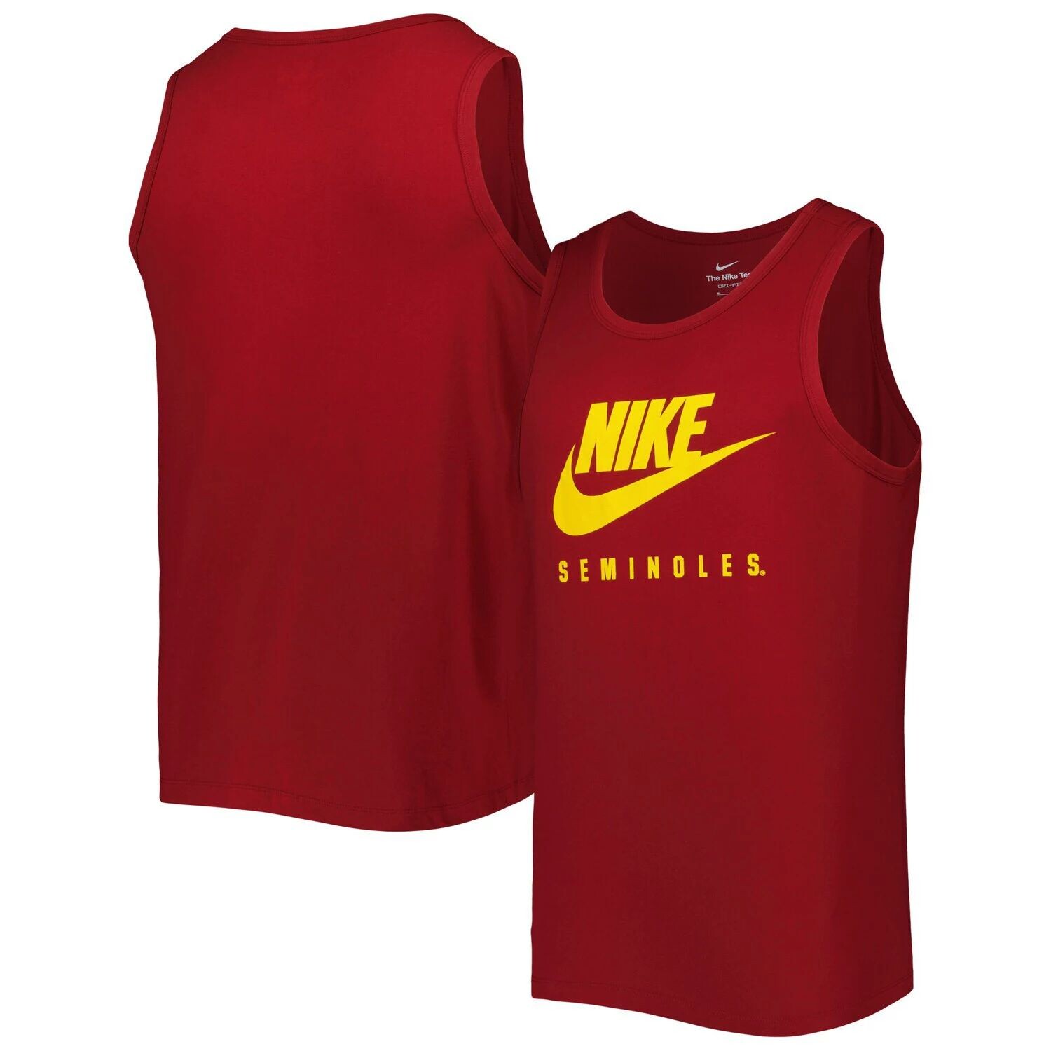 

Мужская майка с круглым вырезом Nike Garnet Florida State Seminoles Futura Performance