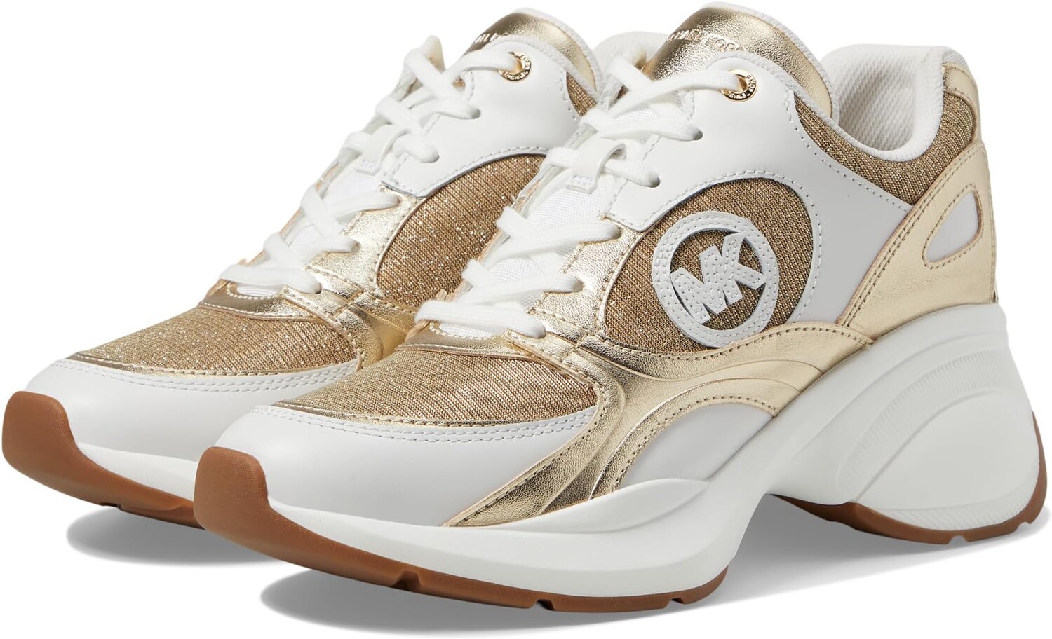 

Кроссовки Zuma Trainer MICHAEL Michael Kors, цвет Pale Gold
