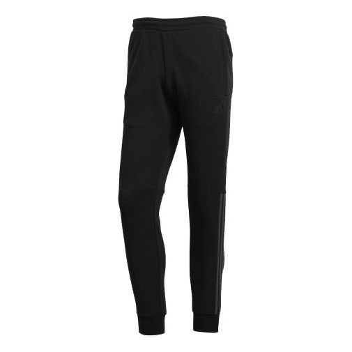 Спортивные штаны adidas Pattern Lacing Elastic Waistband Sports Pants Black, черный