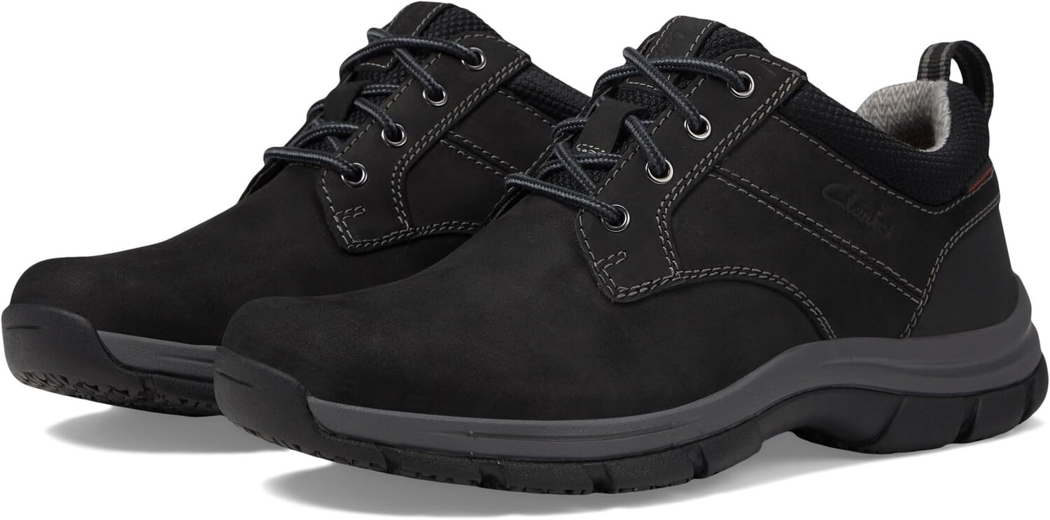 

Кроссовки Walpath Low Clarks, черная кожа, Черный