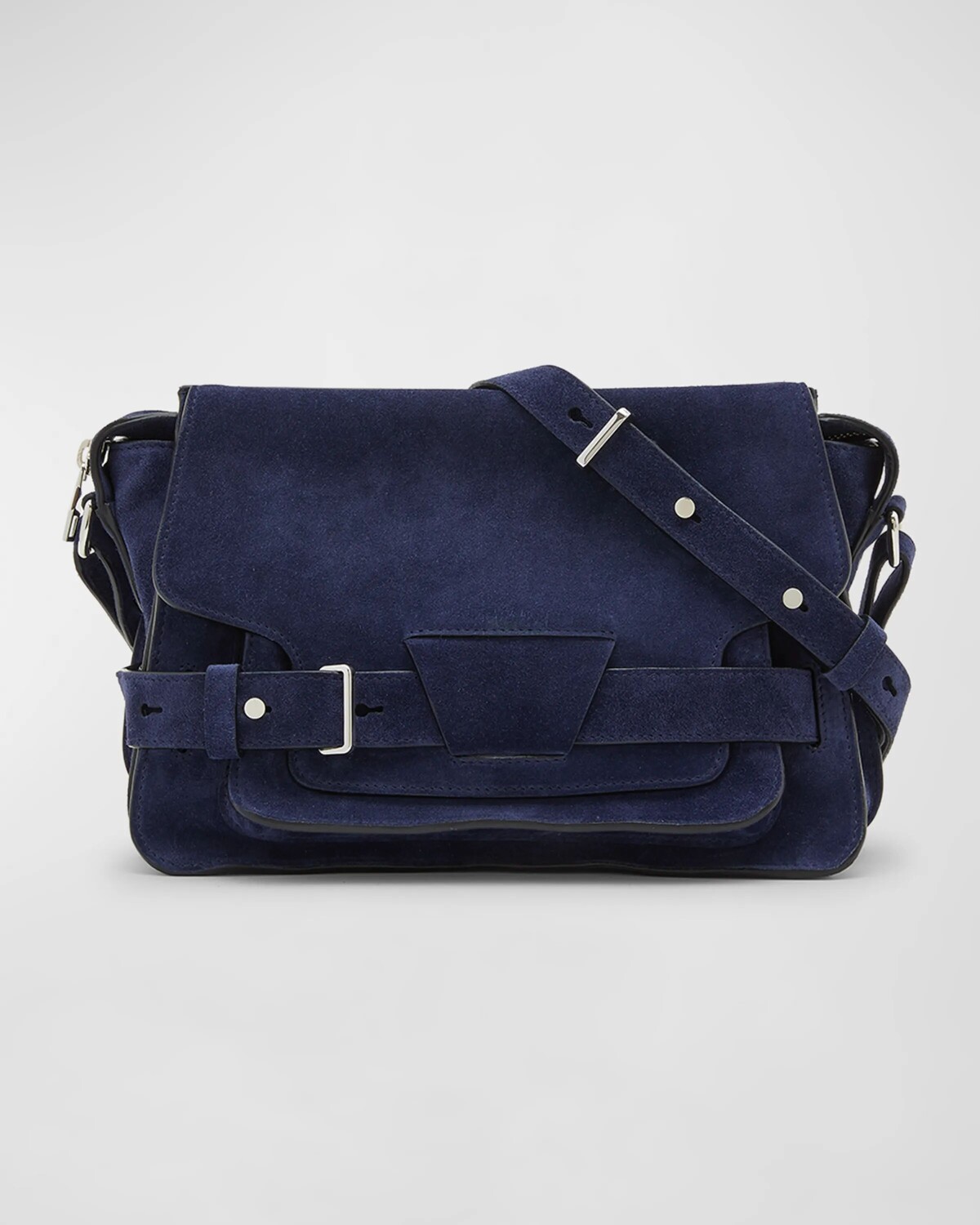 

Замшевая сумка через плечо Beacon на молнии Proenza Schouler, цвет Deep Navy