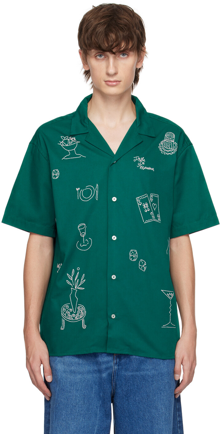 

Зеленый - Рубашка La Chemise Brodee Forest Drole De Monsieur