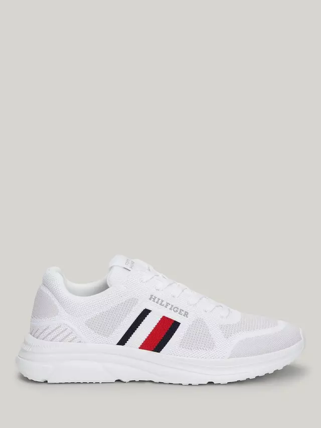 

Кроссовки Tommy Hilfiger Knit Run Flag Logo, белый