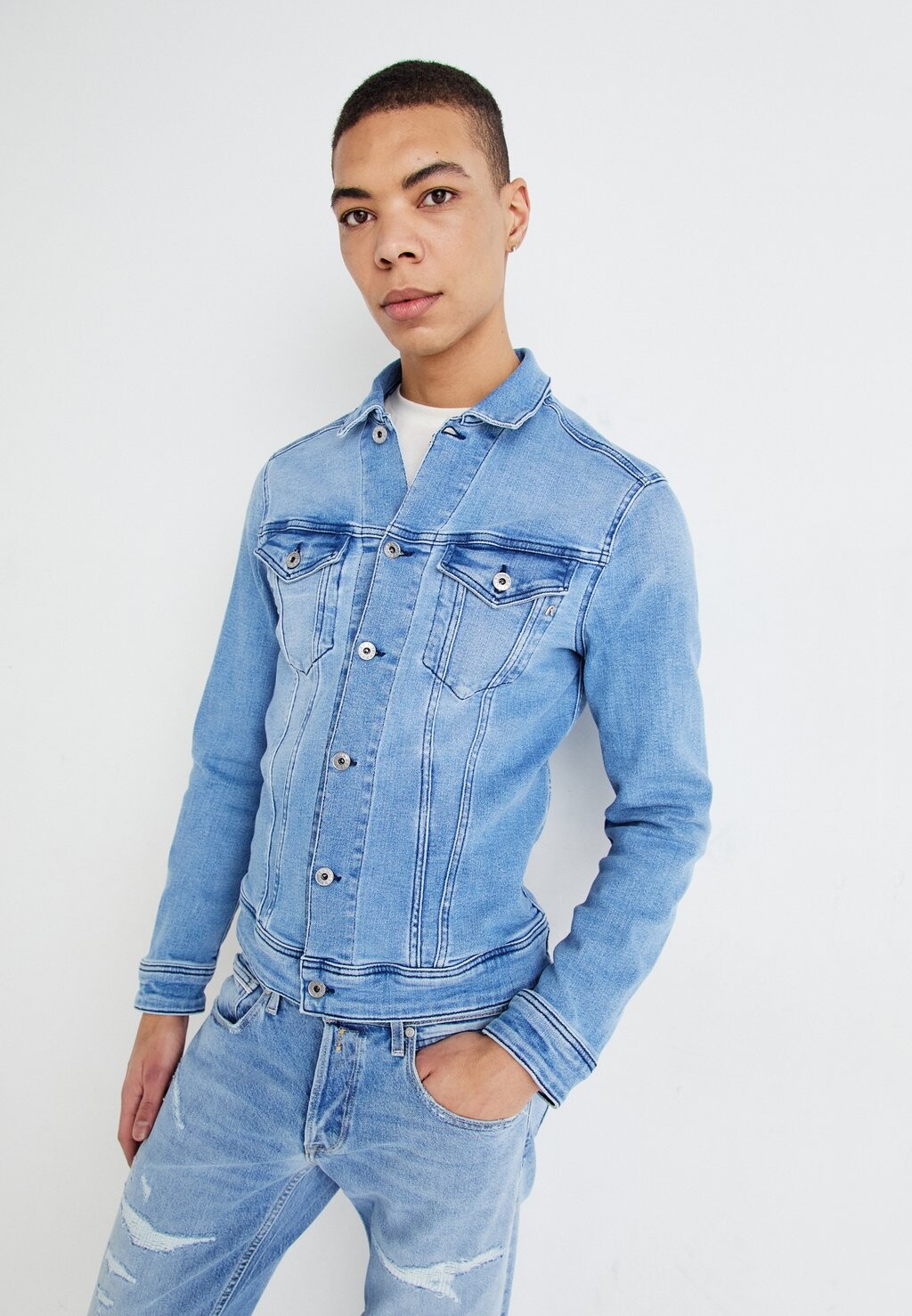 

Джинсовая куртка JACKET Replay, цвет light blue