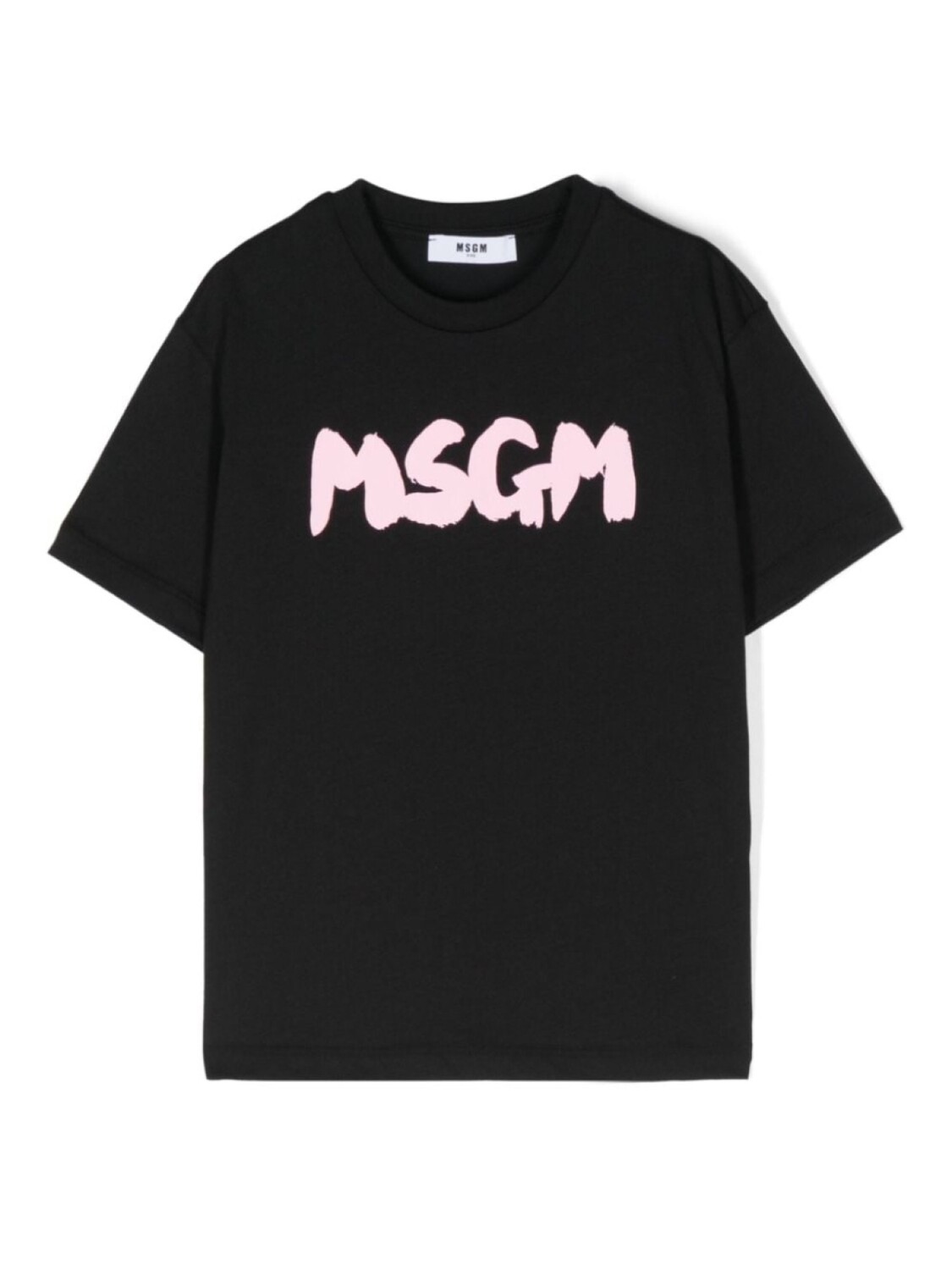 

MSGM Kids футболка с логотипом, черный