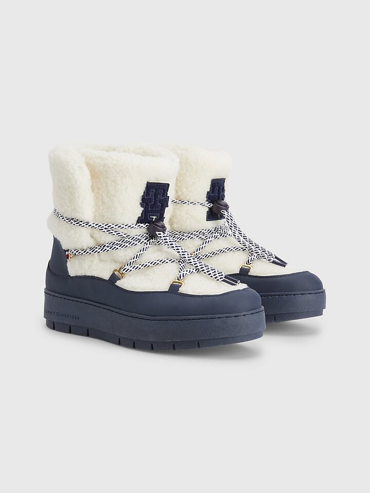 

Ботильоны из искусственного меха Tommy Hilfiger