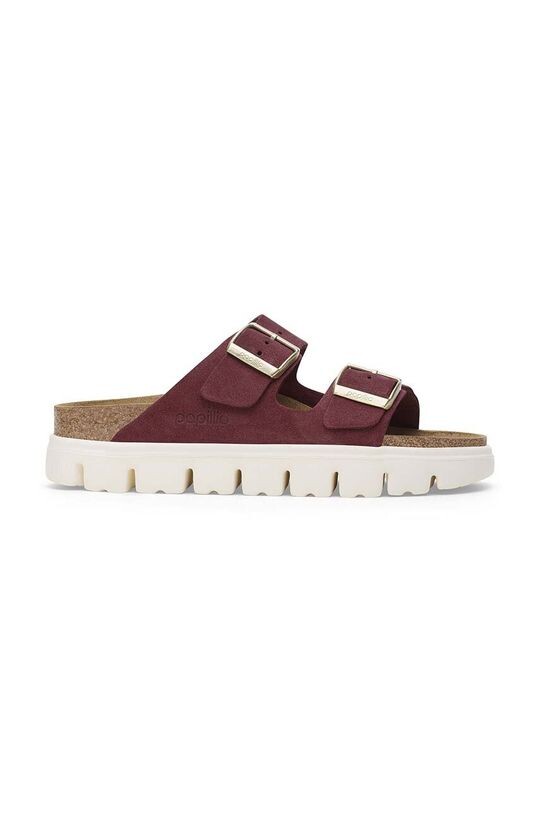 

Замшевые шлепанцы Arizona Chunky x Papillio Birkenstock, розовый