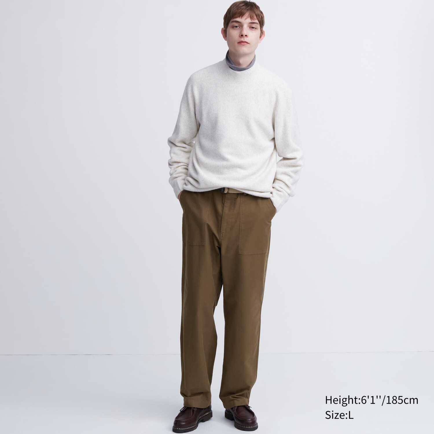 

Рабочие брюки Uniqlo, коричневый