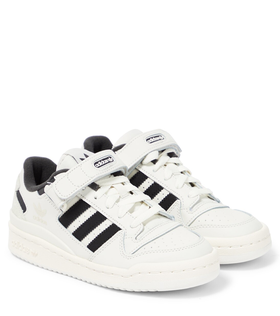 

Низкие кожаные кроссовки forum Adidas Originals Kids, белый