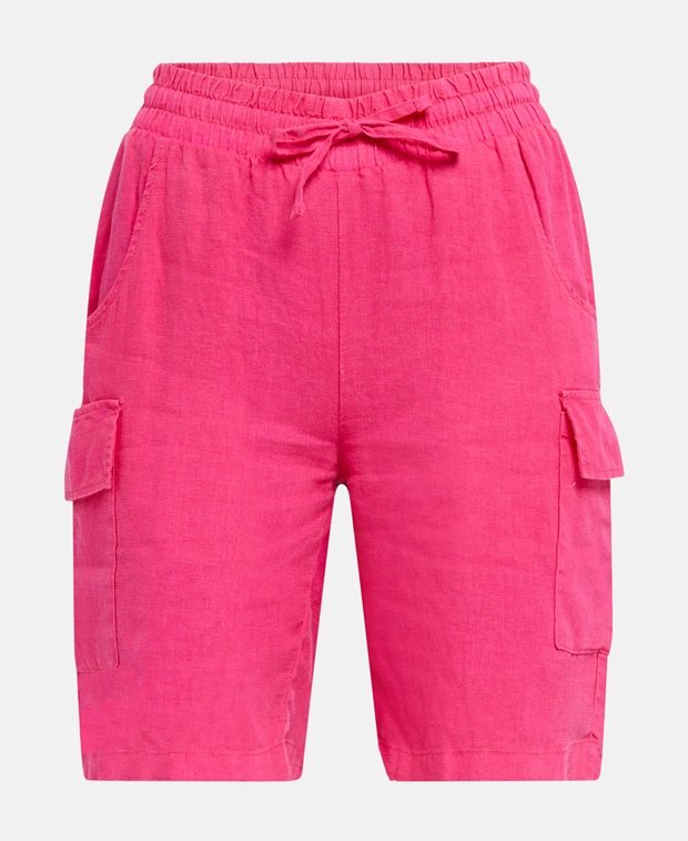 Льняные шорты , розовый Cartoon