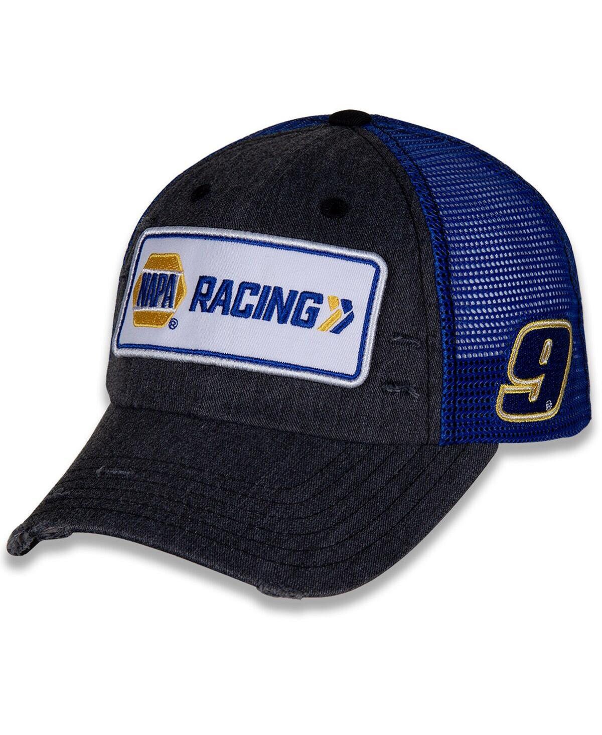 

Мужская черная регулируемая шляпа Chase Elliott с ретро-нашивкой Snapback Hendrick Motorsports Team Collection